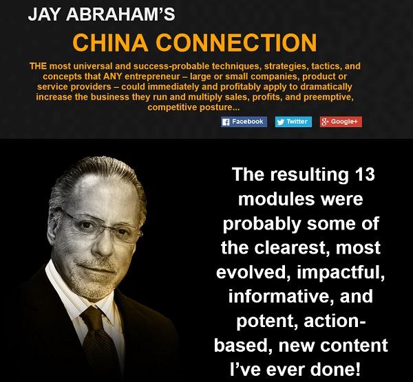 get-jay-abraham-china-connection get-jay-abraham-china-connection
