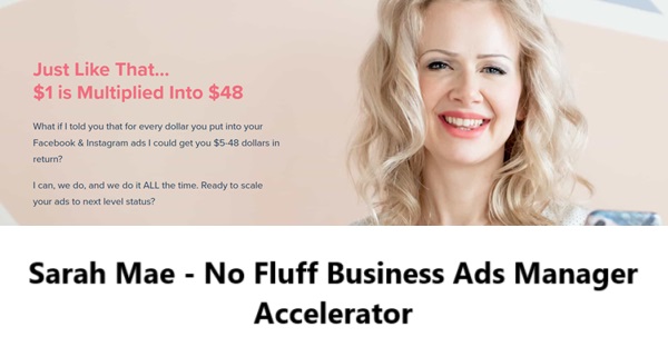 sarah-mae-no-fluff-business-ads-manager-accelerator sarah-mae-no-fluff-business-ads-manager-accelerator